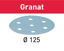Picture of Abrasive sheet Granat STF D125/8 P320 GR/10