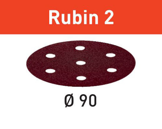 Picture of Abrasive sheet Rubin 2 STF D90/6 P40 RU2/50